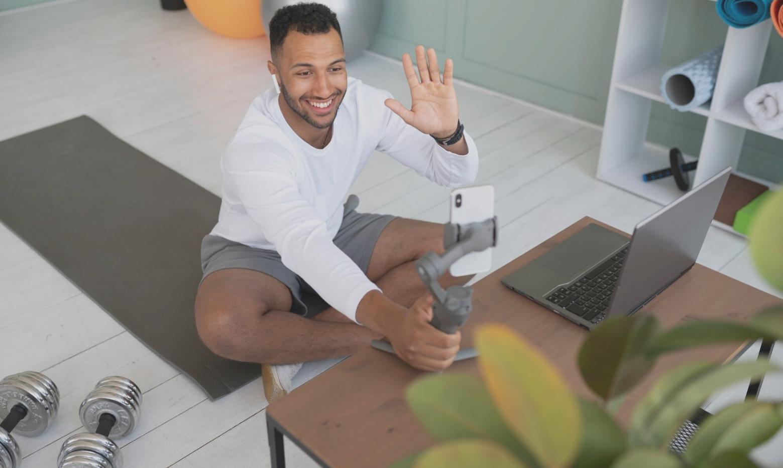 Modern financial workspace with organized automation systems